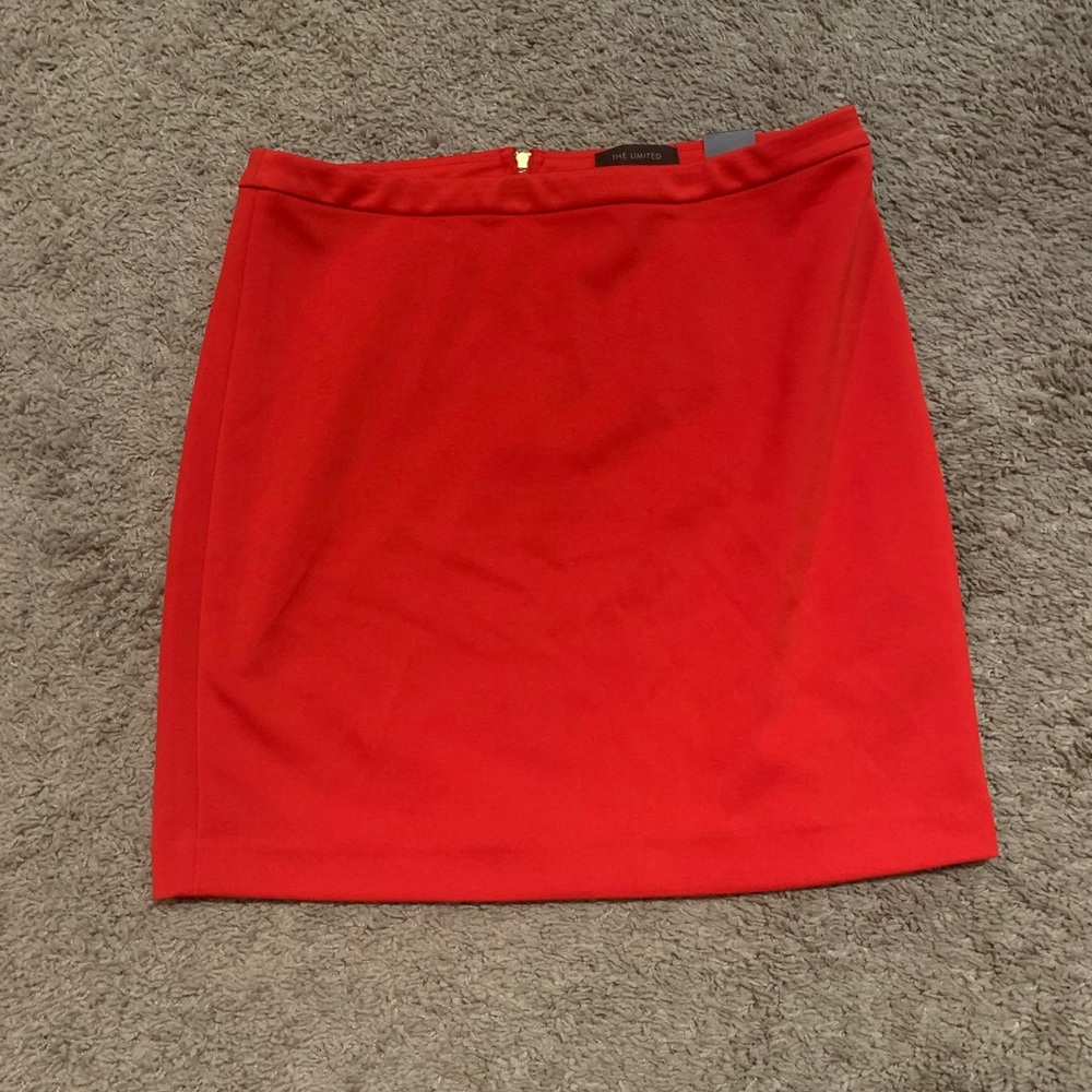 NWT The Limited Red Skirt 10